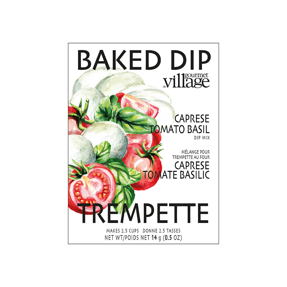 Tomato Basil Caprese Dip