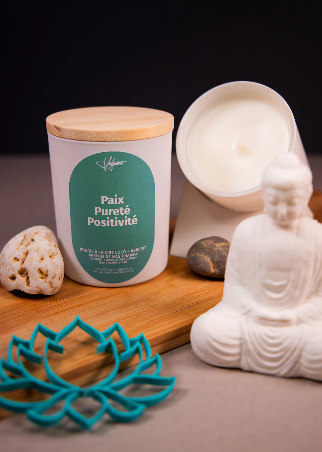 Bougie Paix Pureté Positivité 5.5OZ