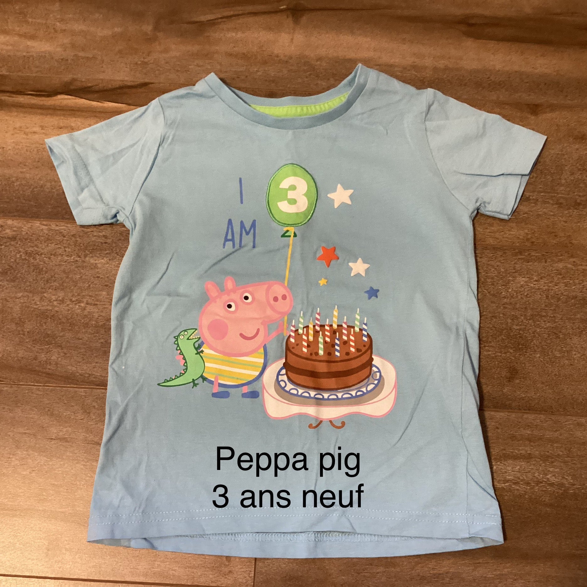 Chandail peppa pig neuf