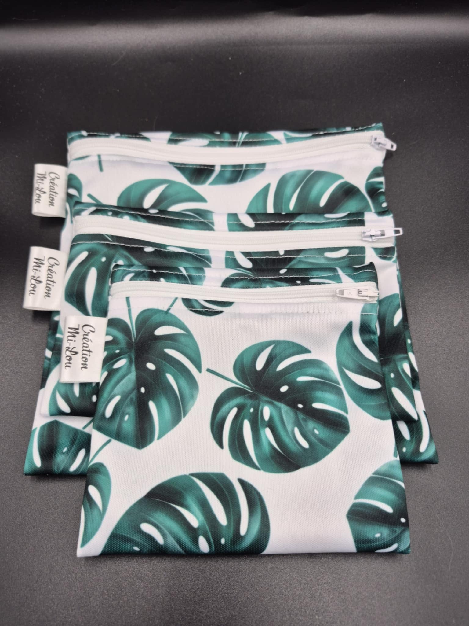 Sac à collation monstera