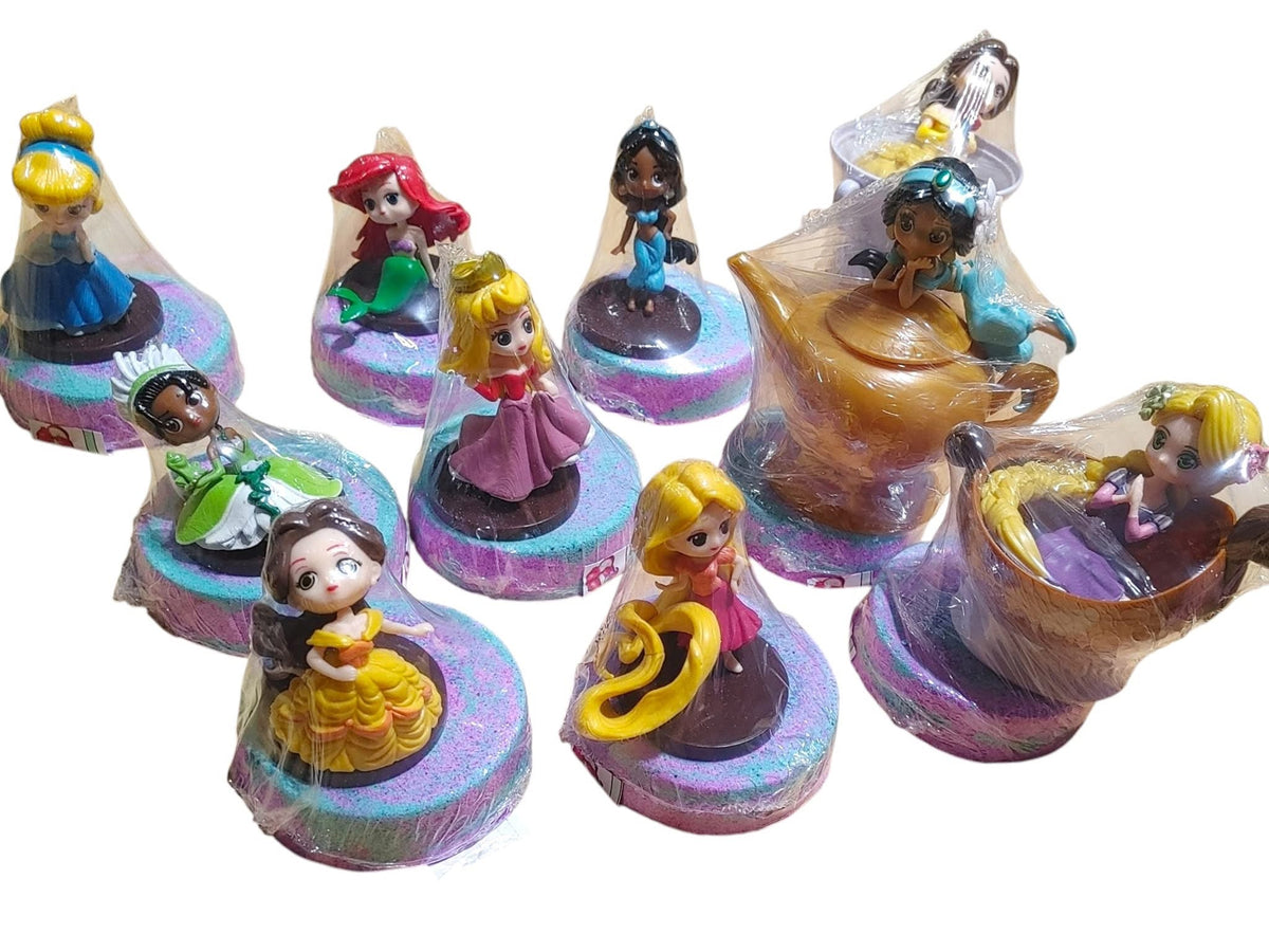 Bombe de bain avec personnage princesse (surprise aléatoire)
