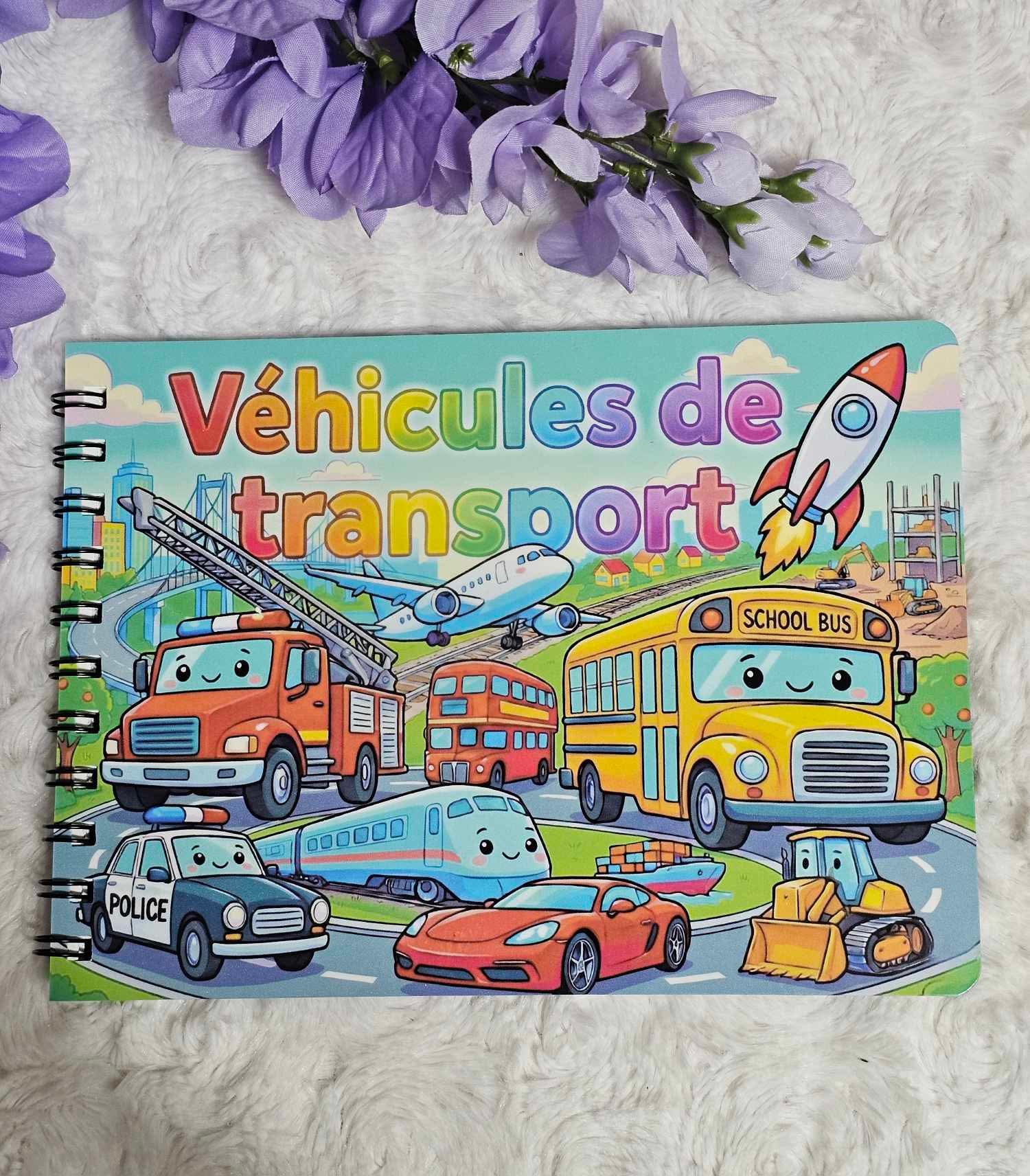 Livre de dessin véhicules