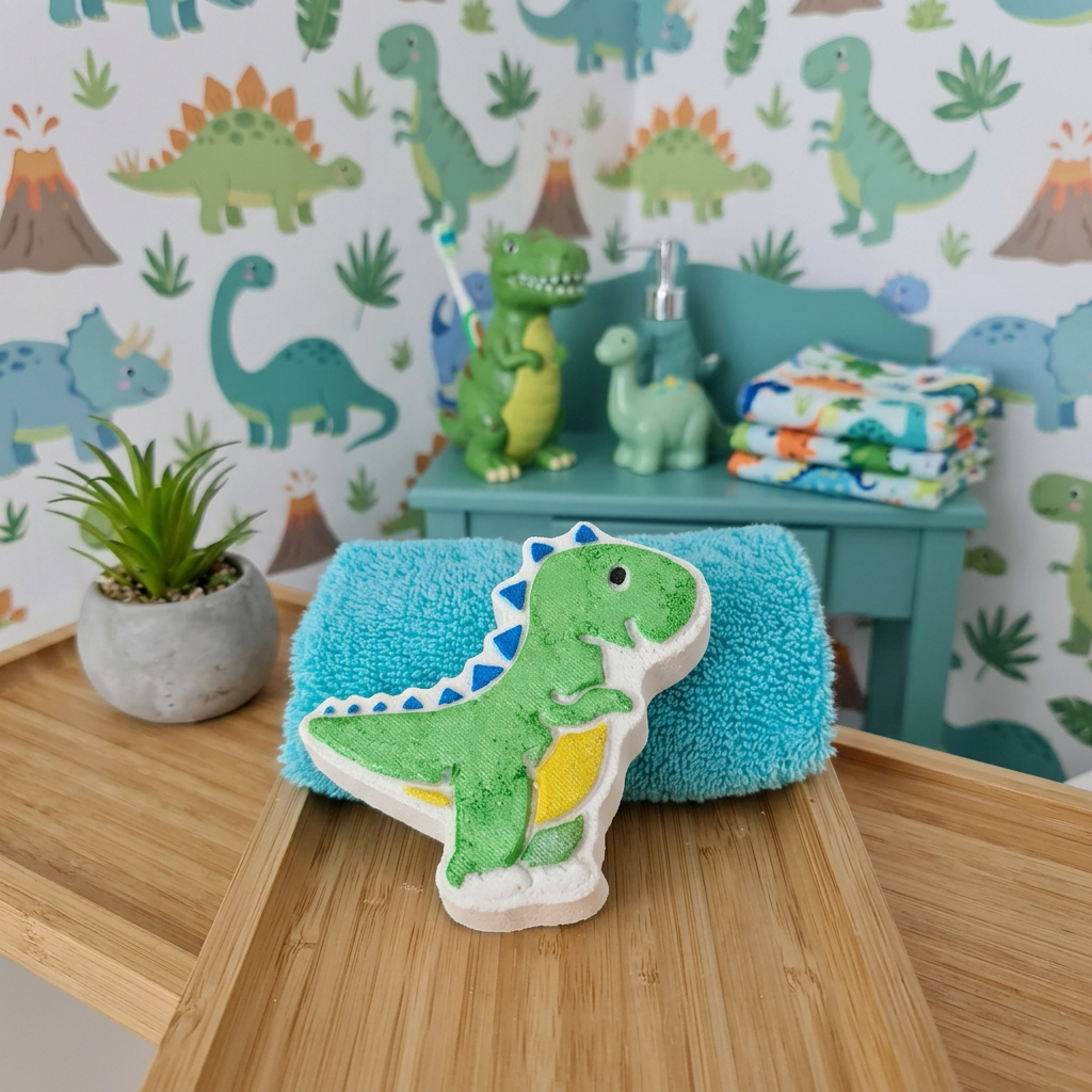 Bombe de bain trex (dinosaure)