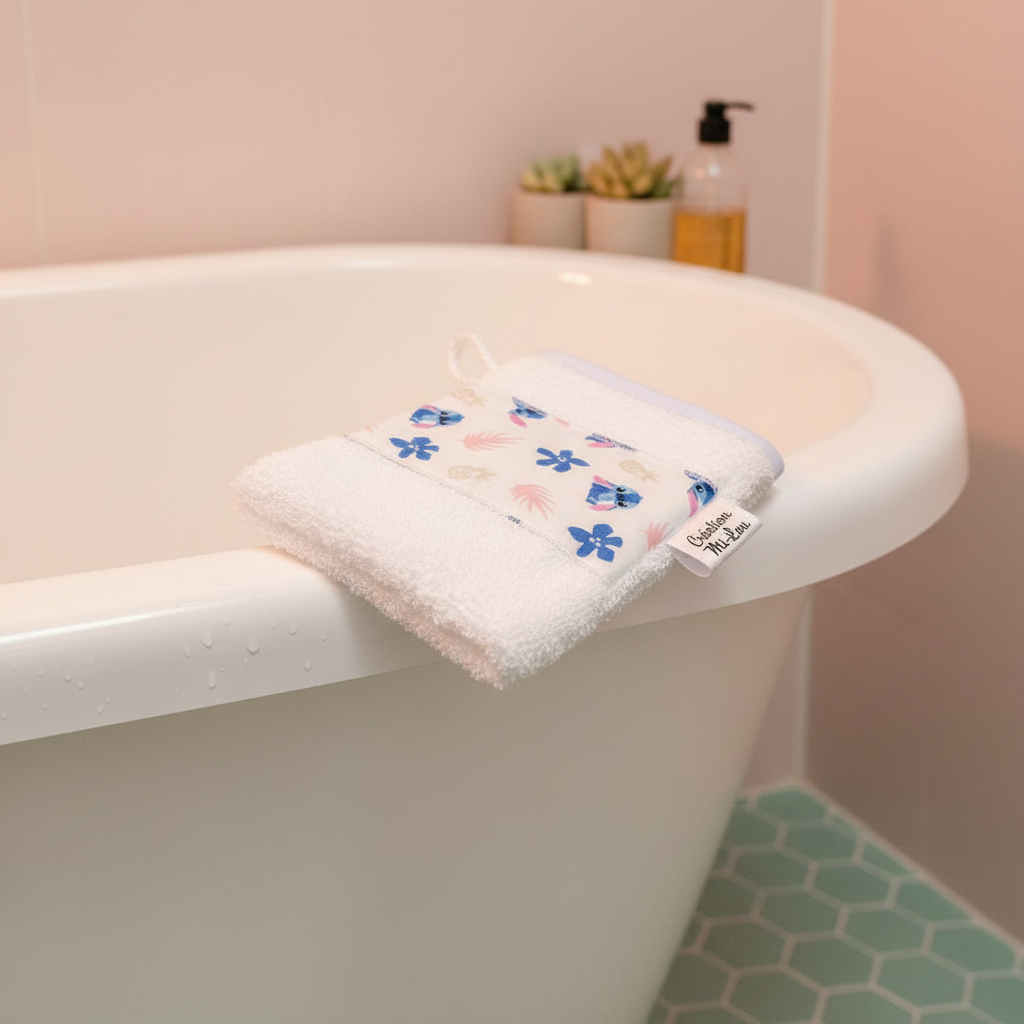 Mitaine de bain adulte