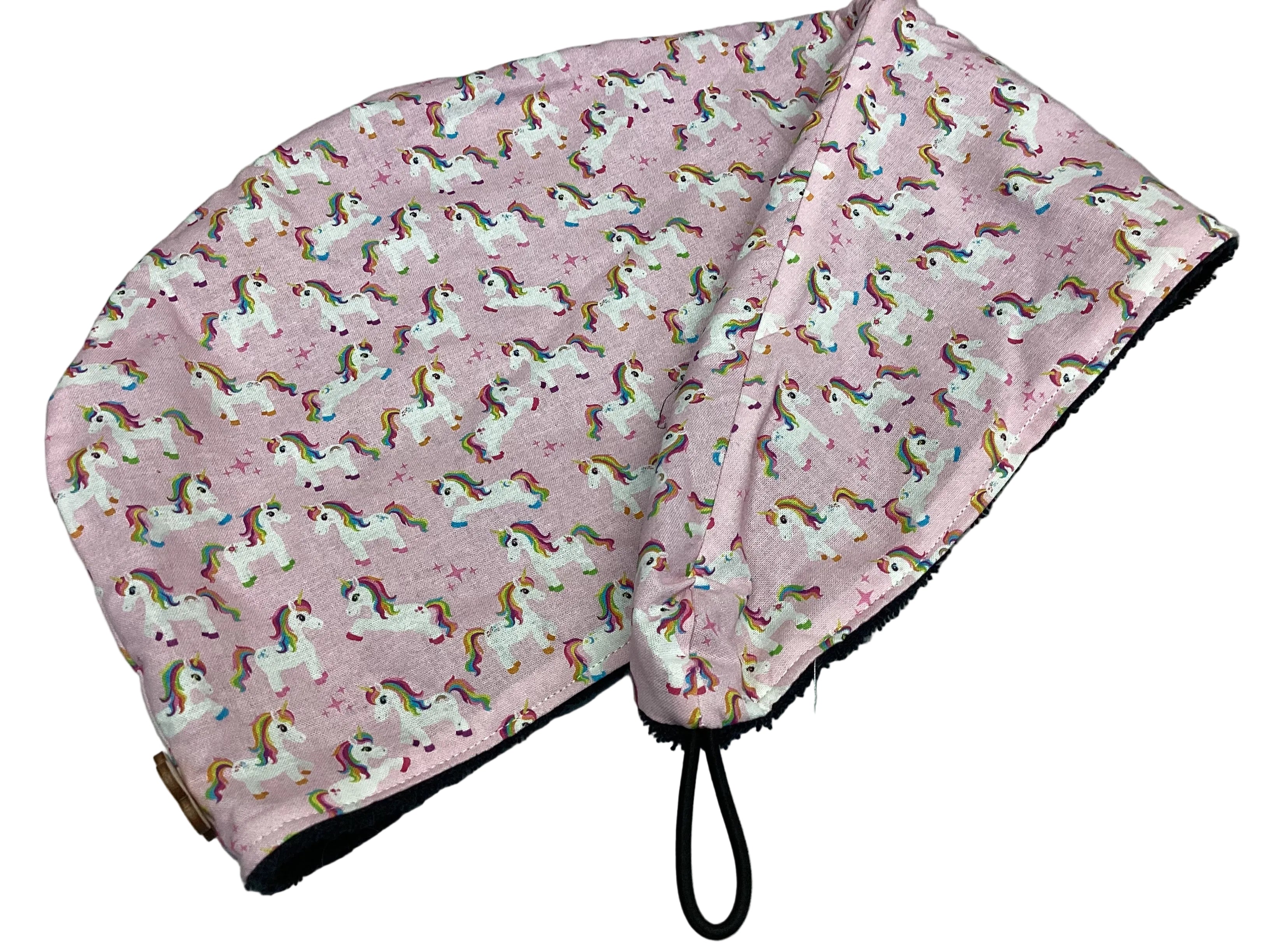 Serviette à cheveux licorne