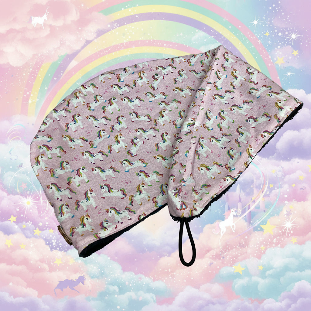 Serviette à cheveux licorne