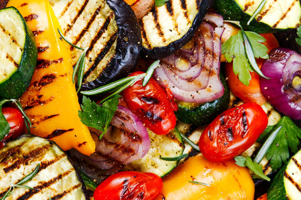 Seasoning for grilled vegetables