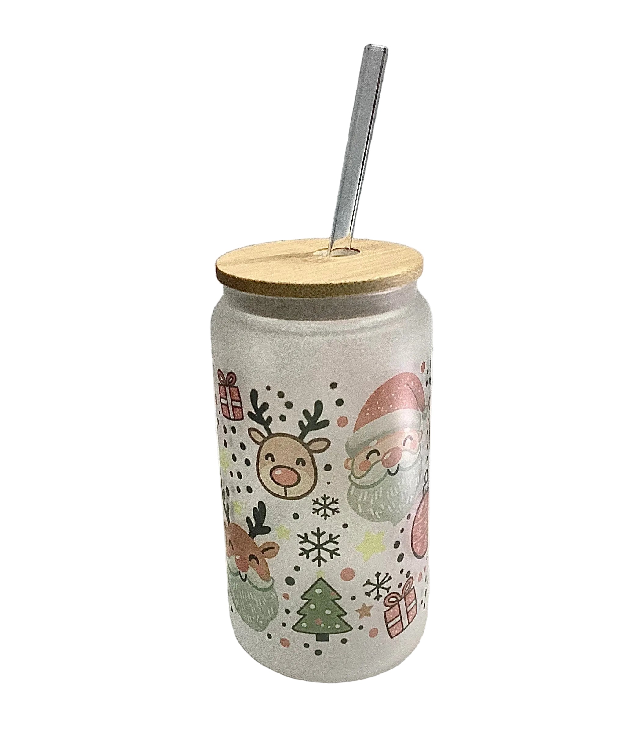 Verre avec couvercle en bois