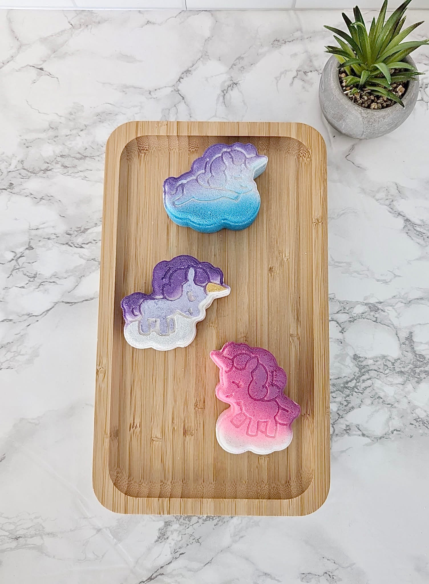 Petite bombe de bain licorne