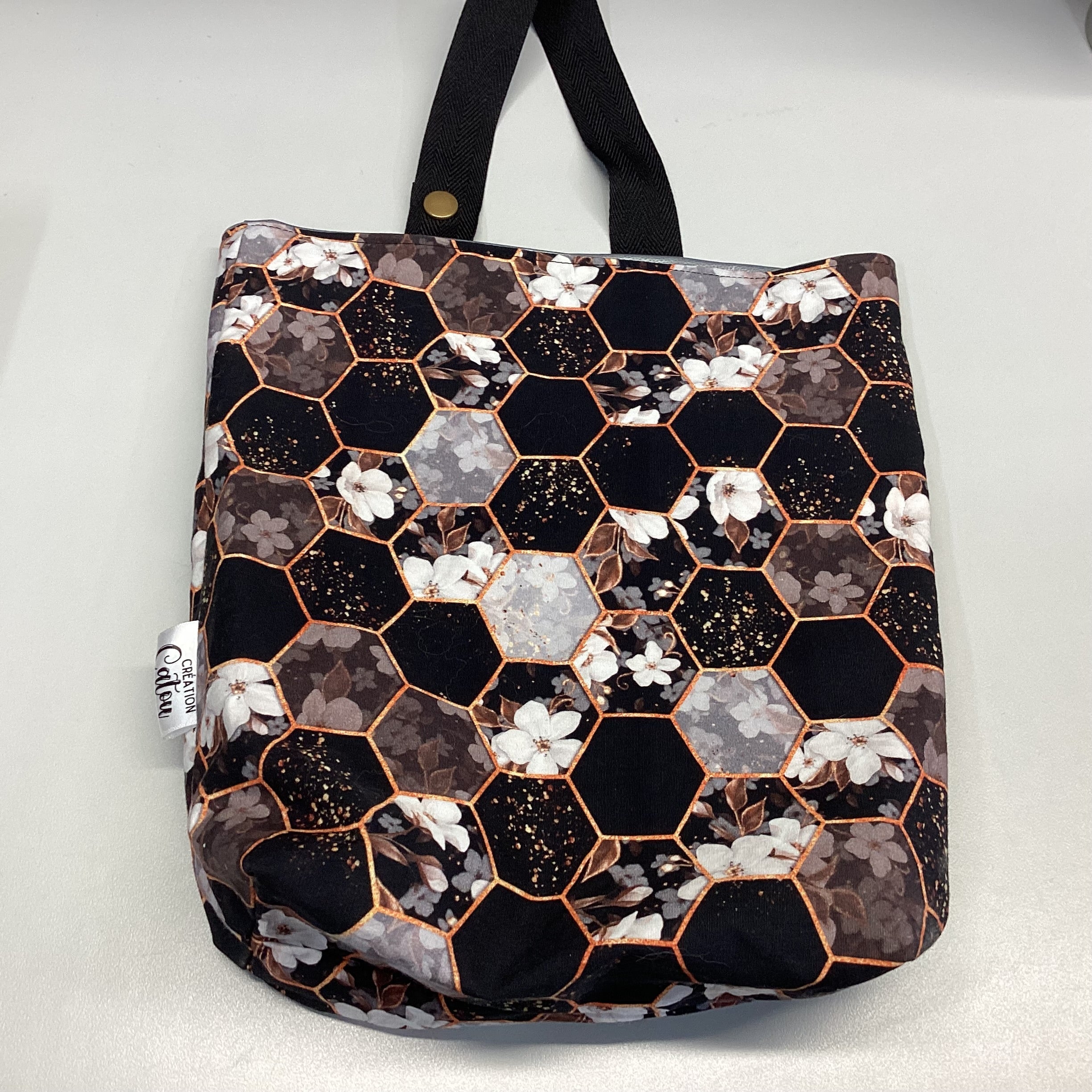 Poubelle d’auto rayon fleurie