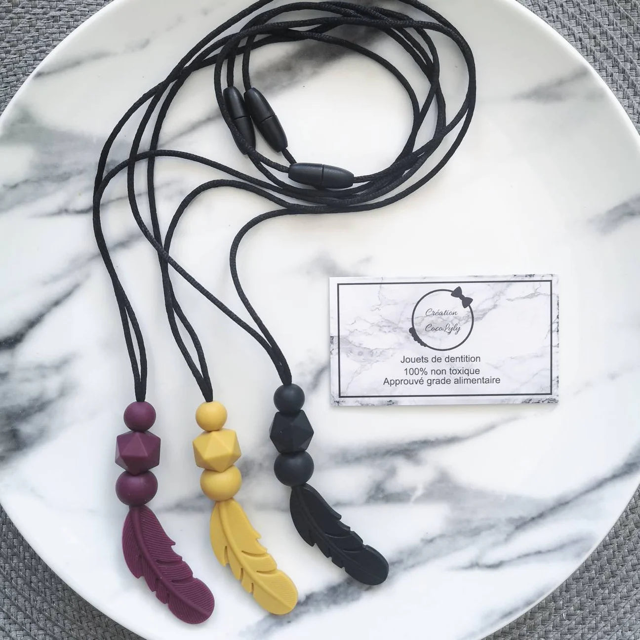 feather nursing necklace