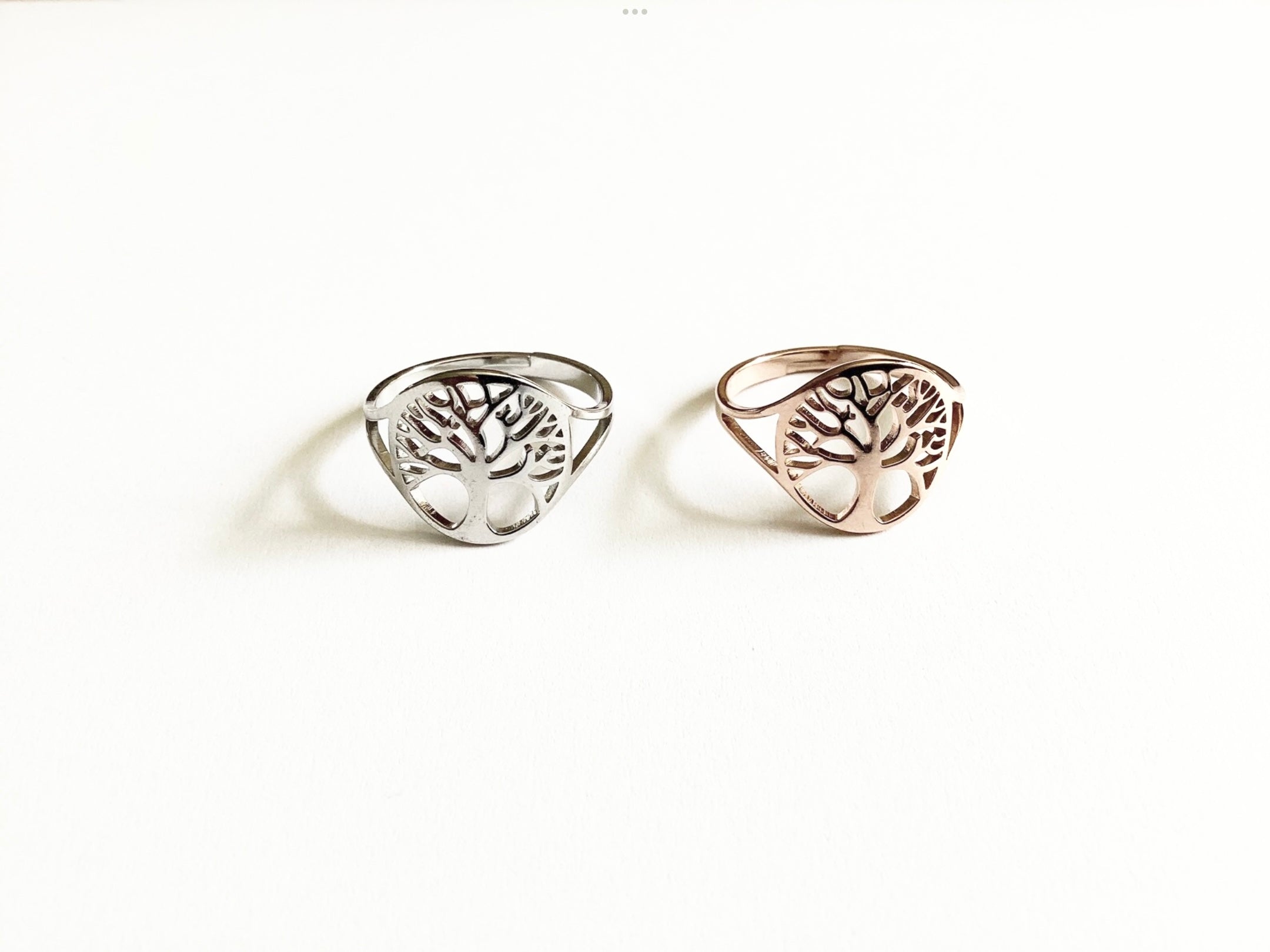 Bague arbre de vie ajustable en inox