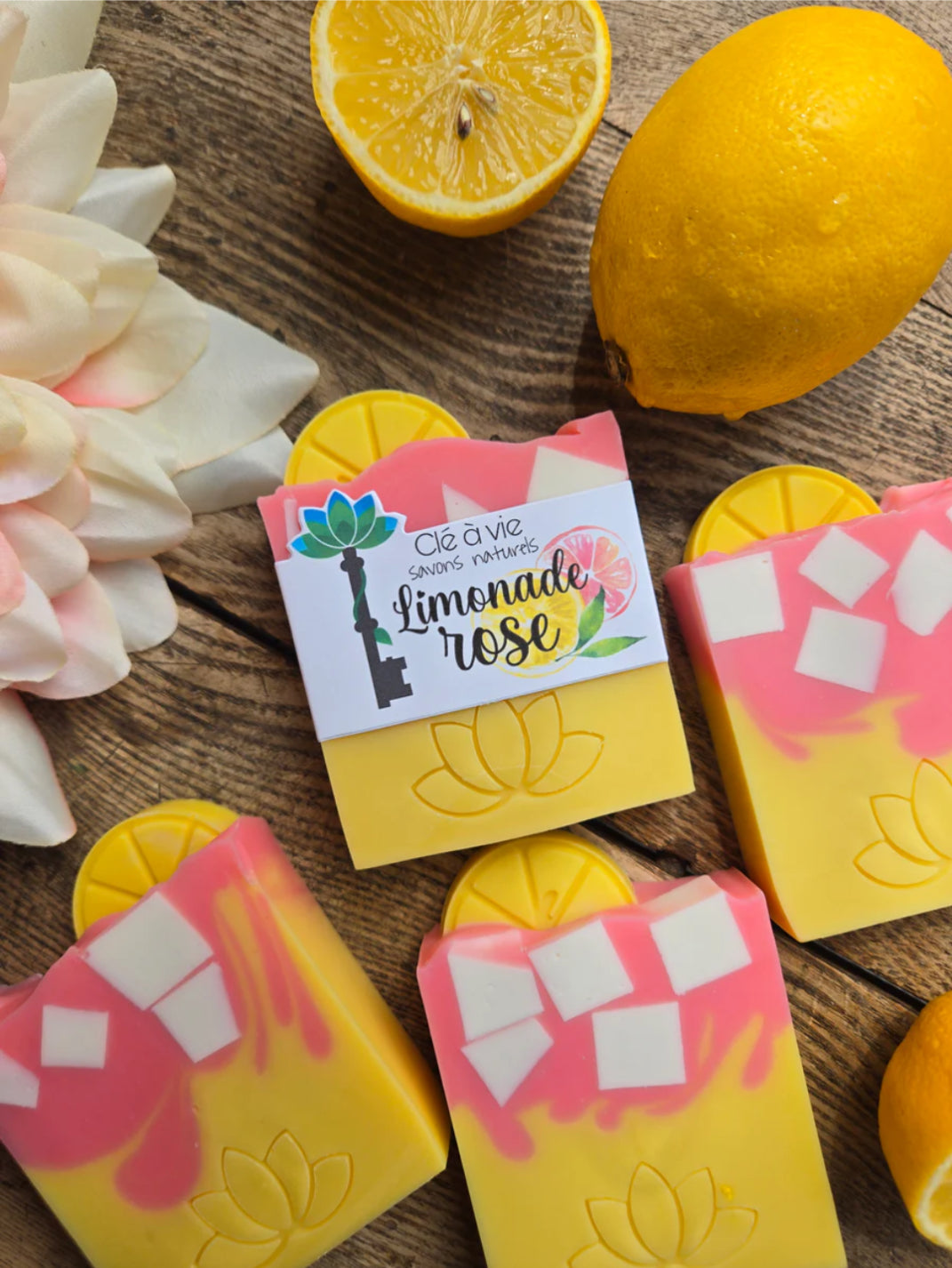 Savon limonade rose