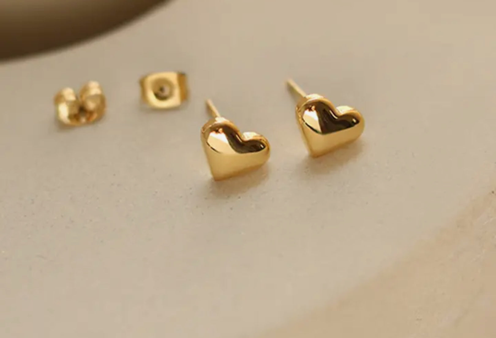 Gold, silver or rose gold stainless steel earrings