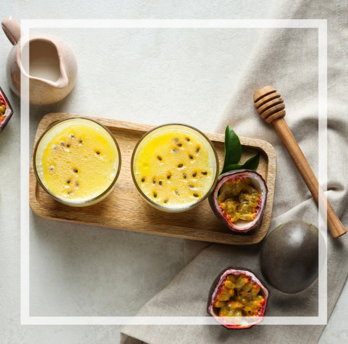 Bruine d'ambiance | Fruit de la passion et nectarine