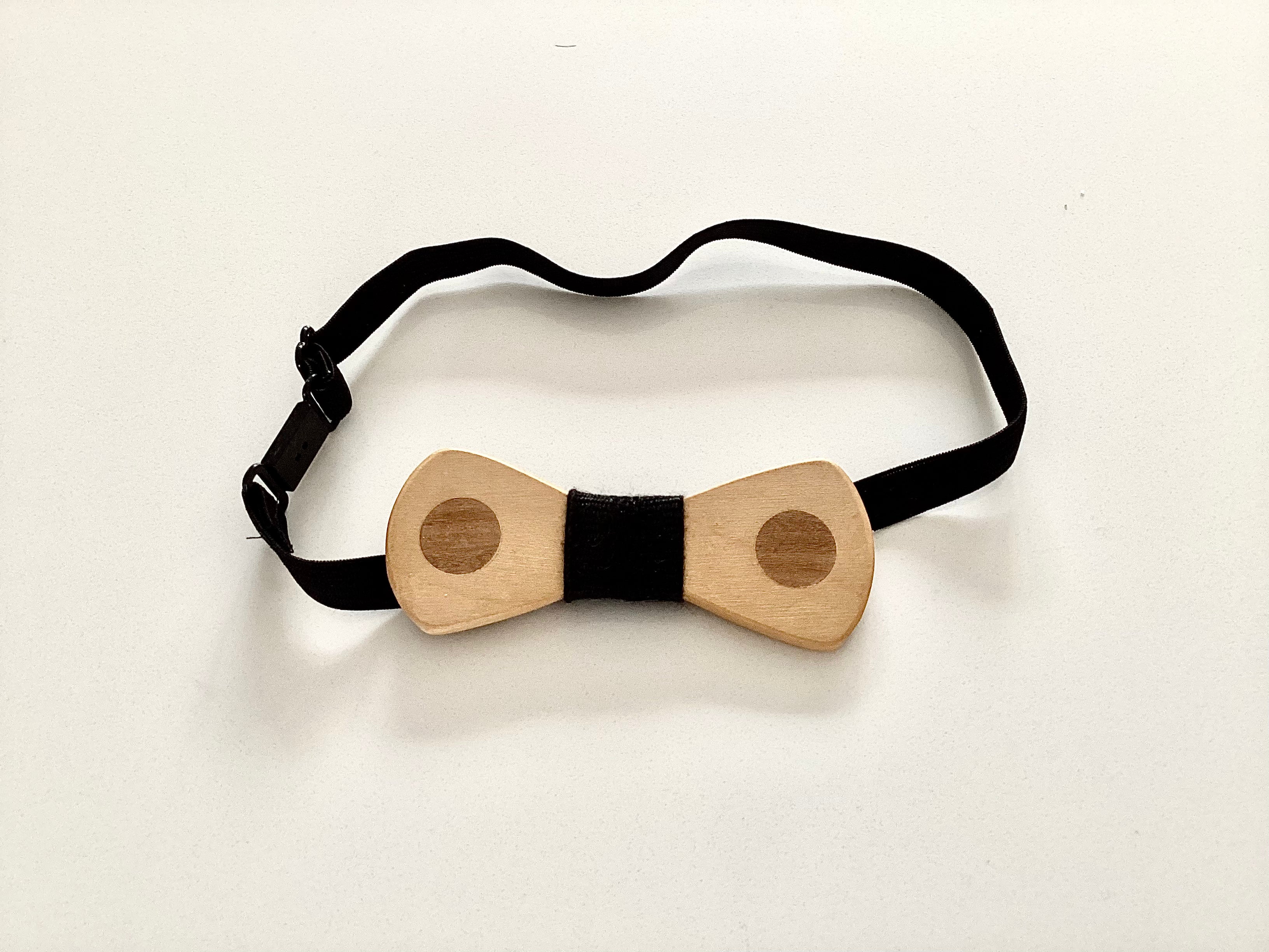 Noeud papillon en bois