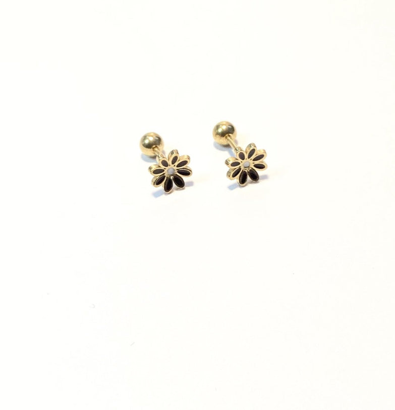 Boucles d’oreilles en inox à vis
