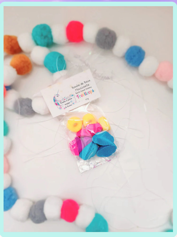 Foaming bomb Sachet of assorted mini bombs