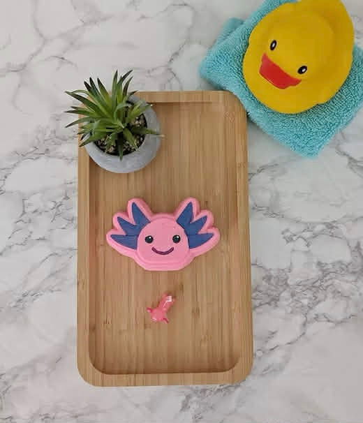Bombe de bain axolotl avec surprise