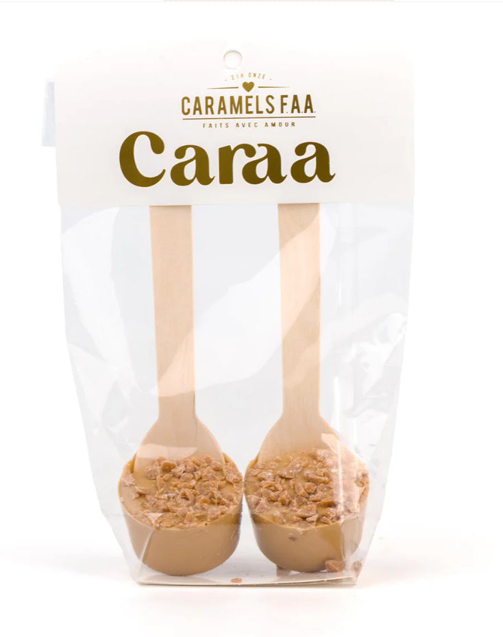 Cuillère signature caramel chaud