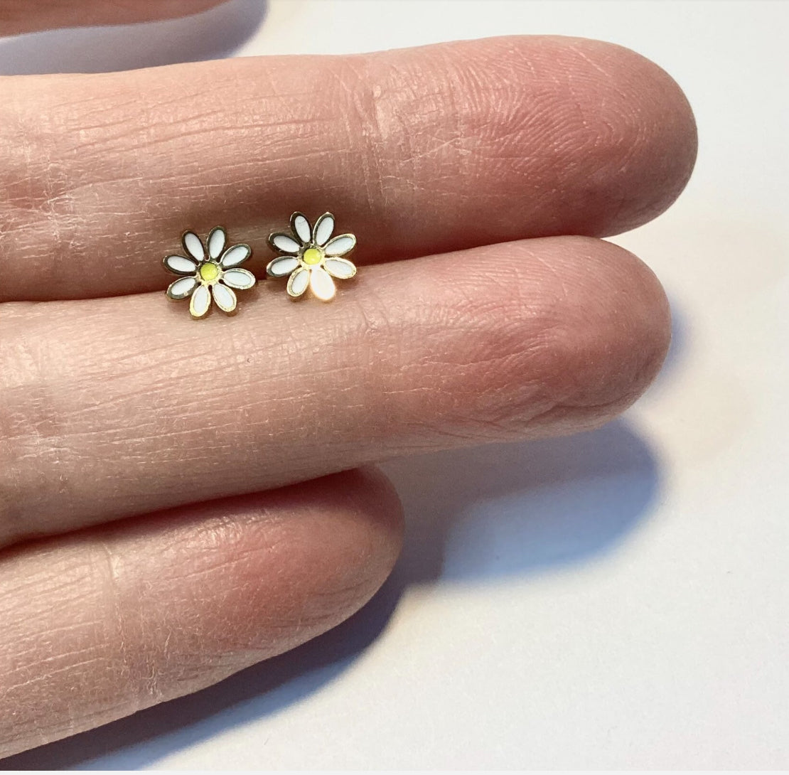 Boucles d’oreilles en inox à vis