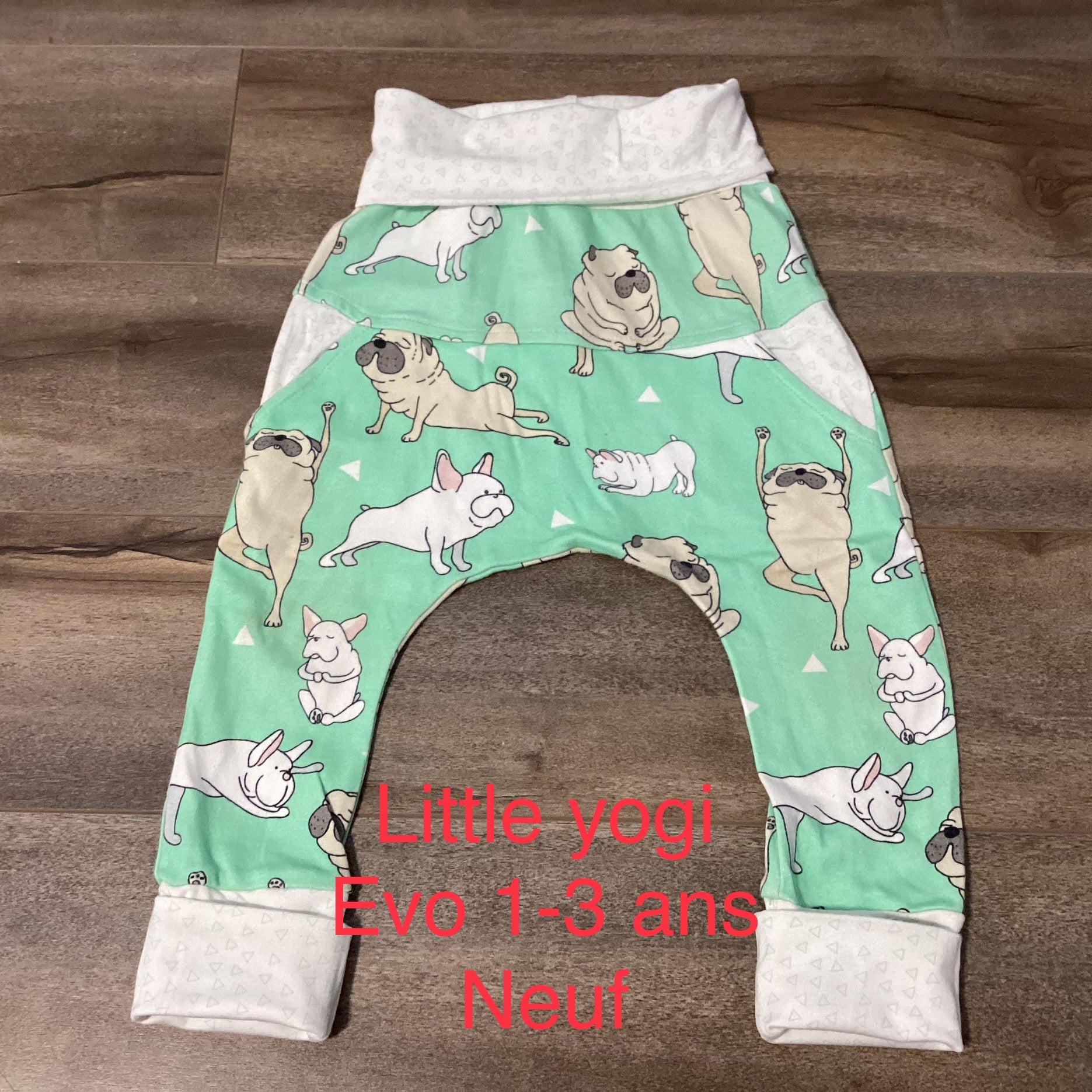 Pantalon Little Yogi évolutif 1-3 ans