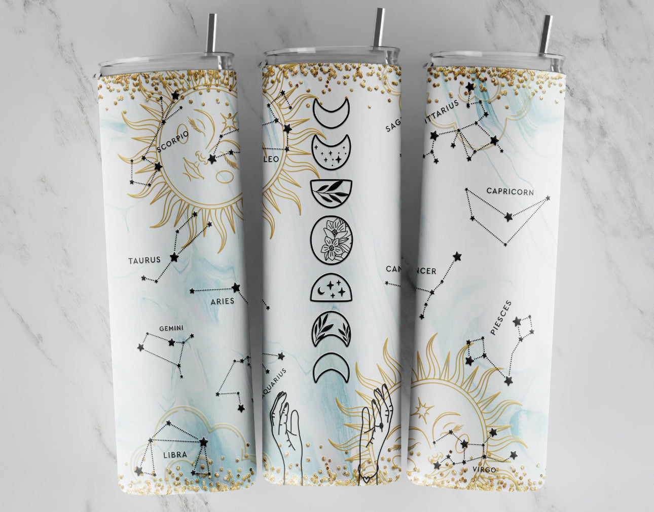 Bouteille signe astrologique