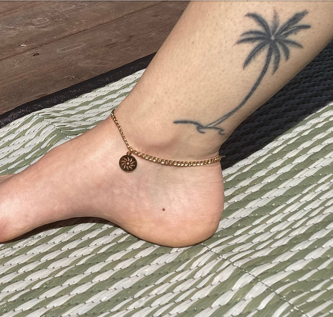 Chaîne de cheville ou poignet en inox