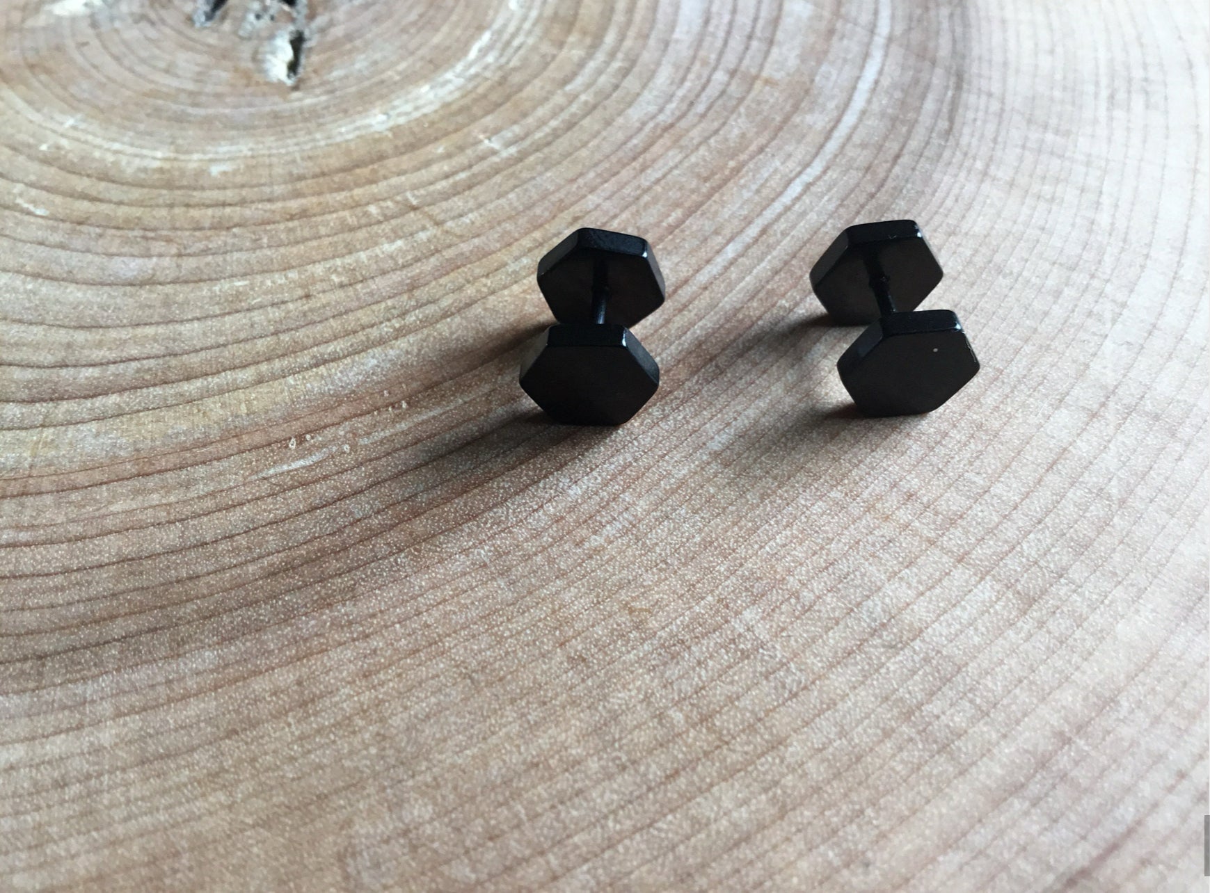 Boucles d’oreilles à vis en inox