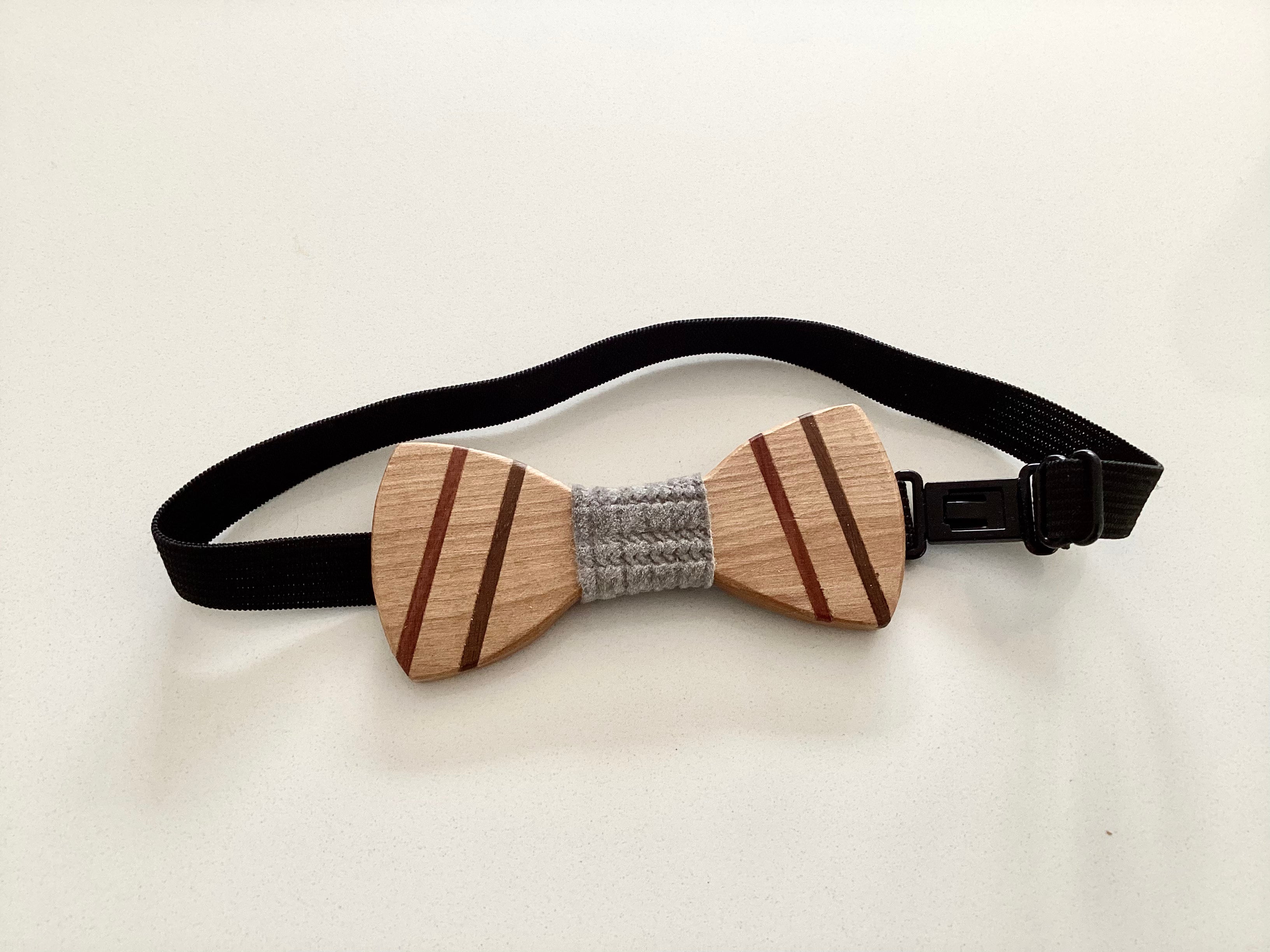 Noeud papillon en bois