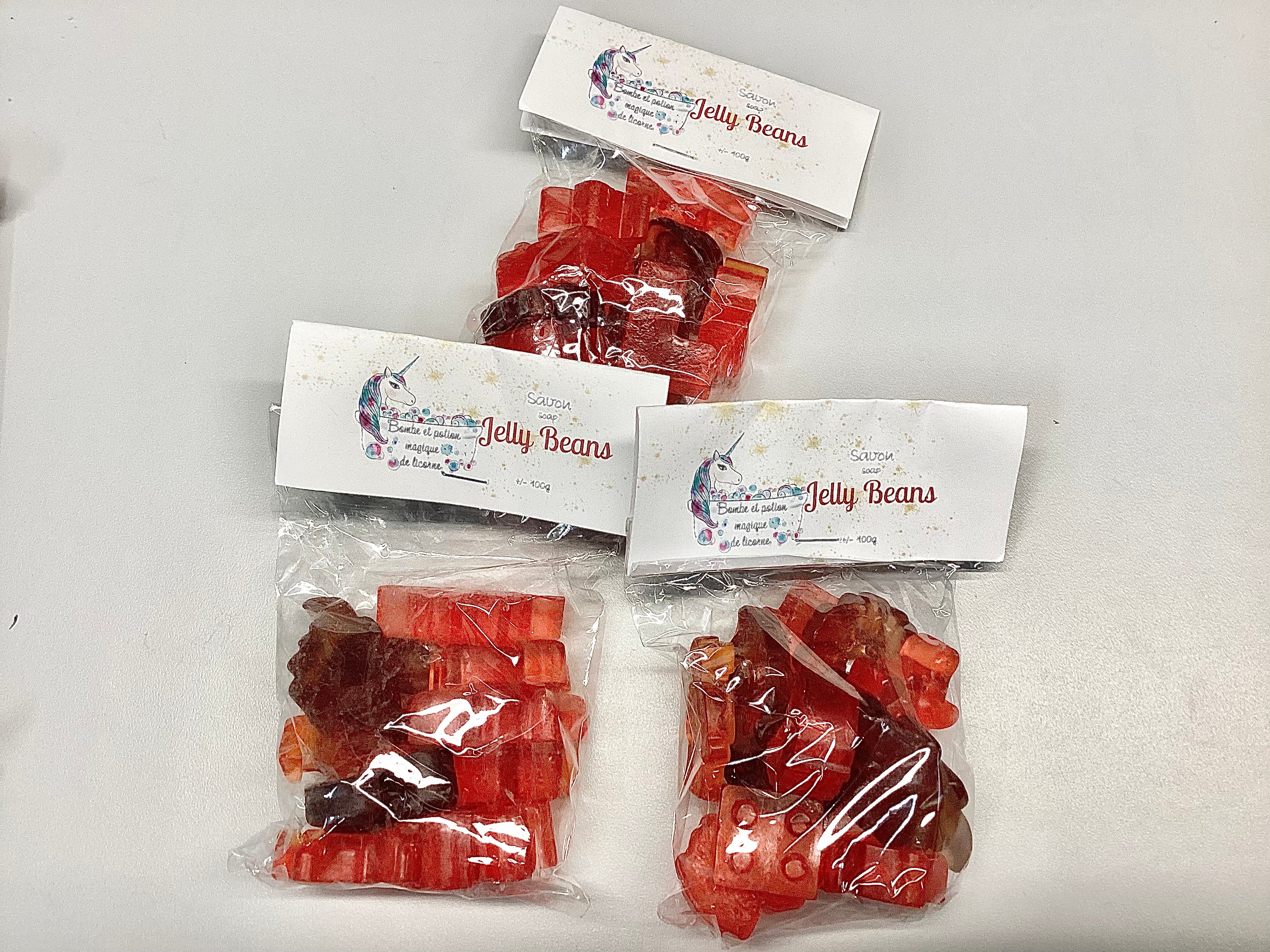 Sac de petits savons rigolos fragrance Jelly beans