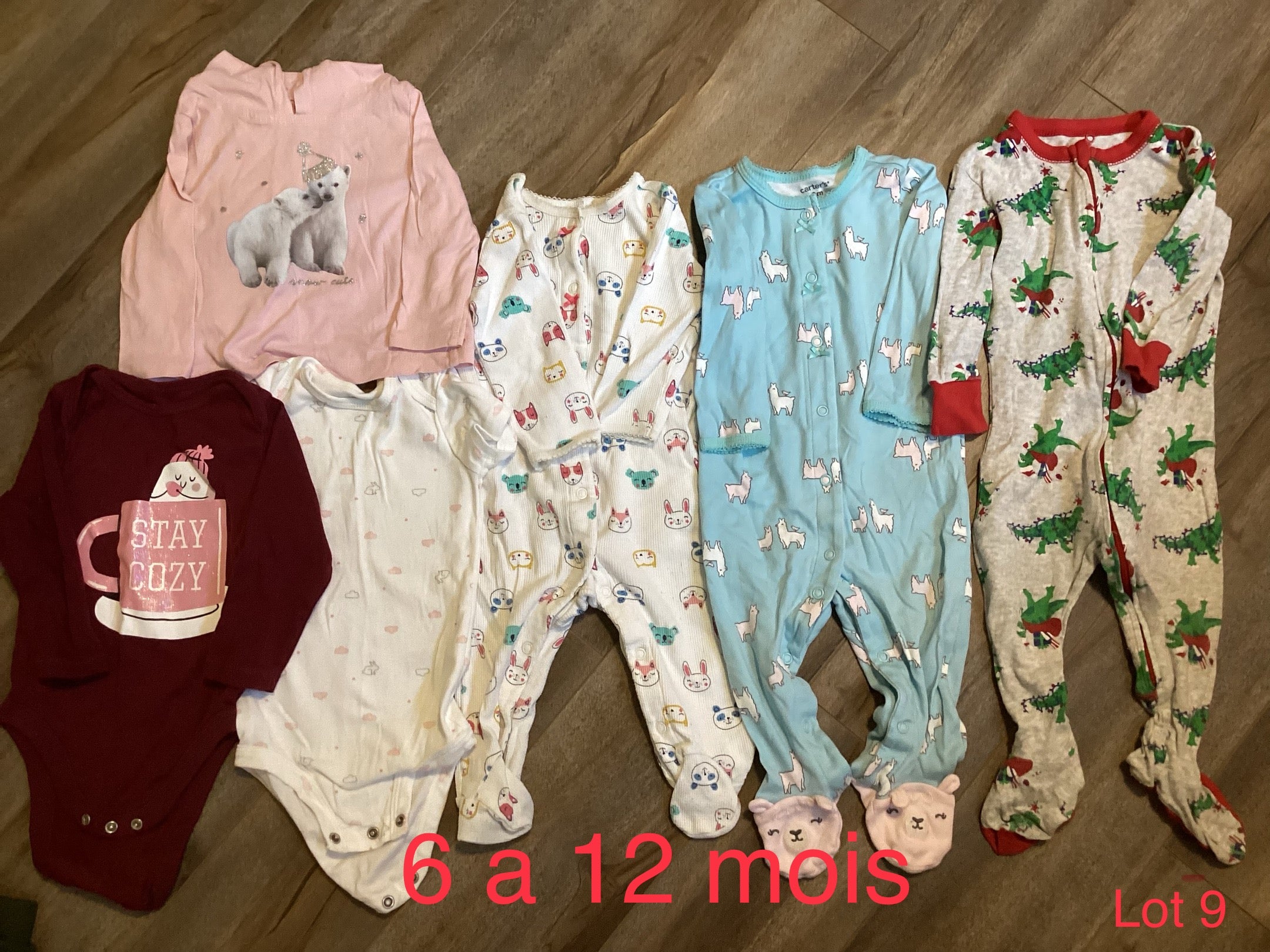 Lot 9. 6 a 12 mois