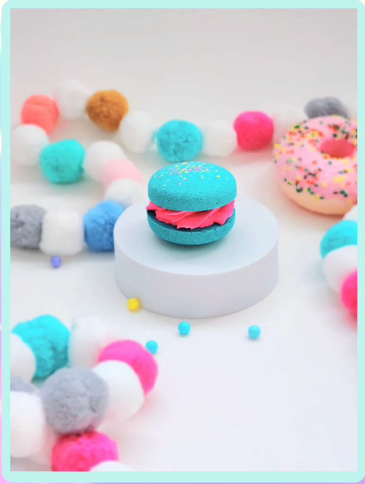 Bombe de bain Macaron