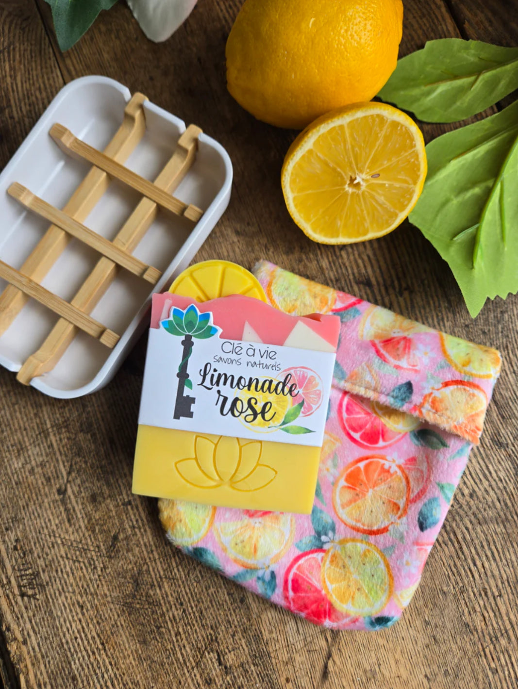 Savon limonade rose