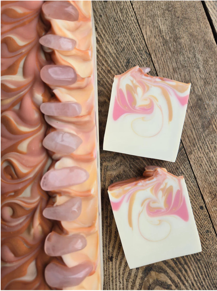 Savon rose cachemire