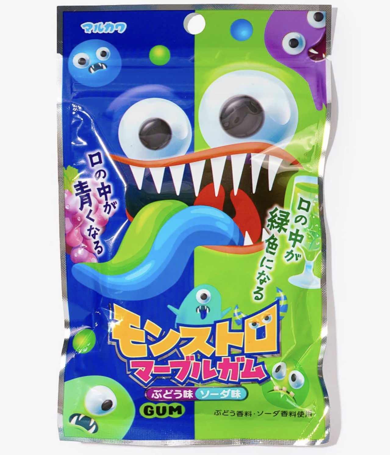 Marukawa Monster Marble Gum - Grape & Soda