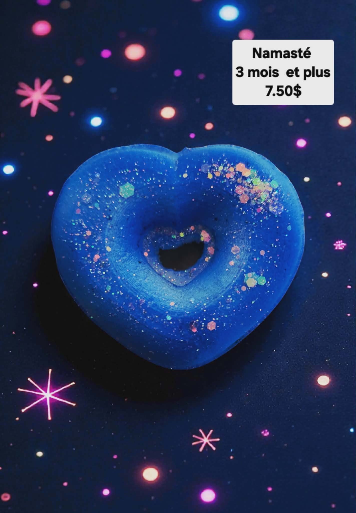 Bombe namasté avec insertions de couleurs - PRÉCOMMANDE