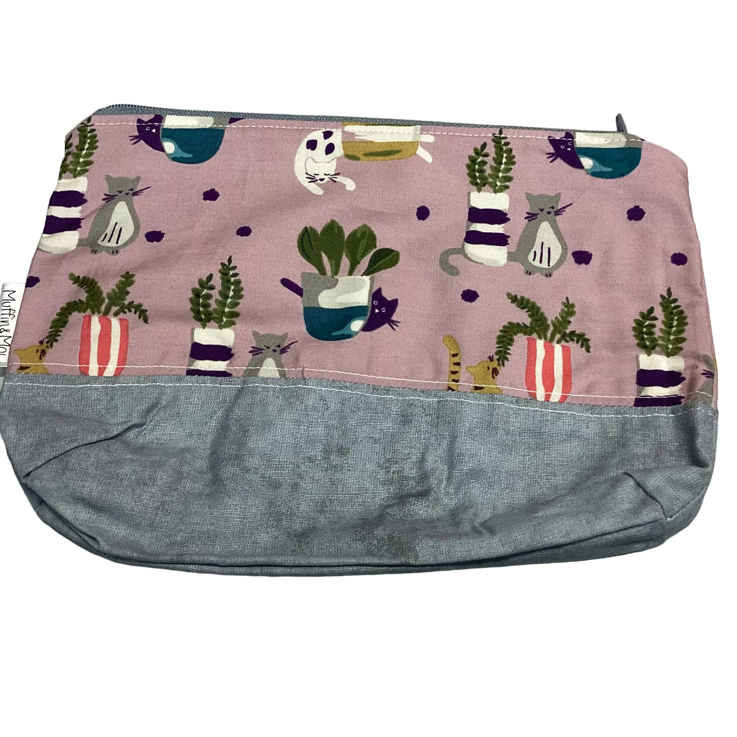 Pochette plante chat