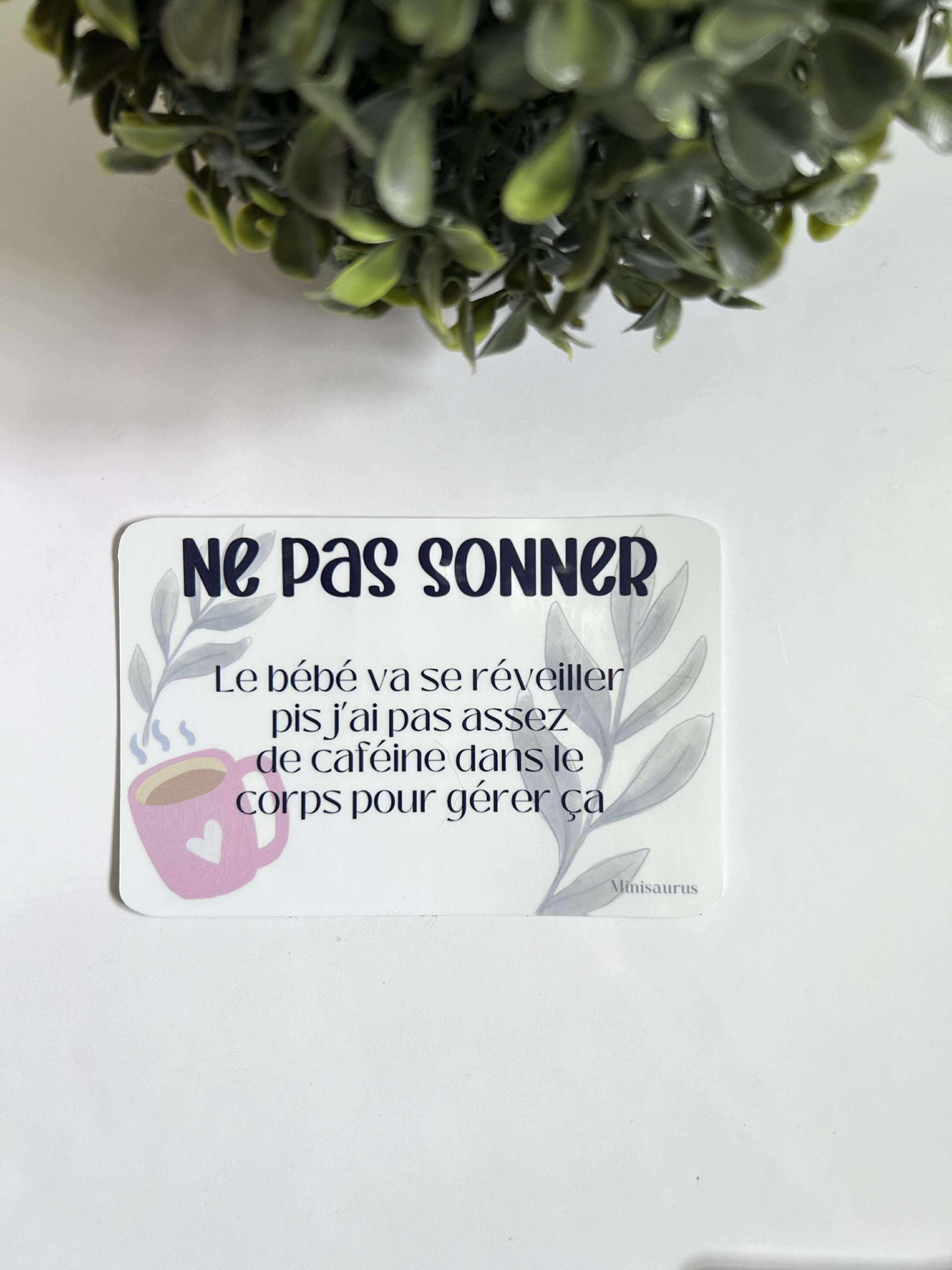 Autocollant de porte