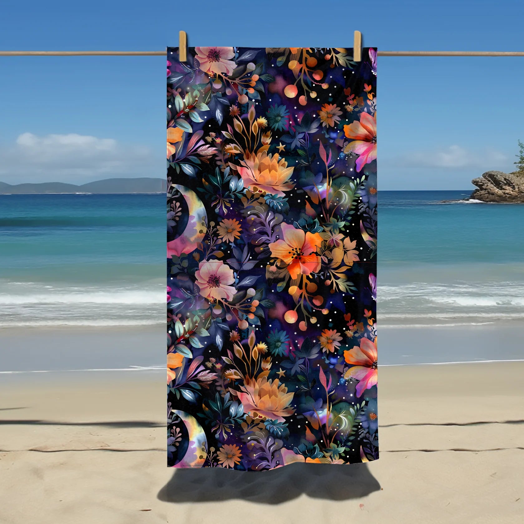 Serviette moon flowers