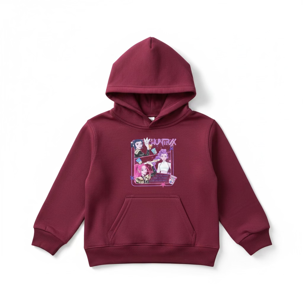 Hoodie chanteur pop bourgogne 1/2 ans