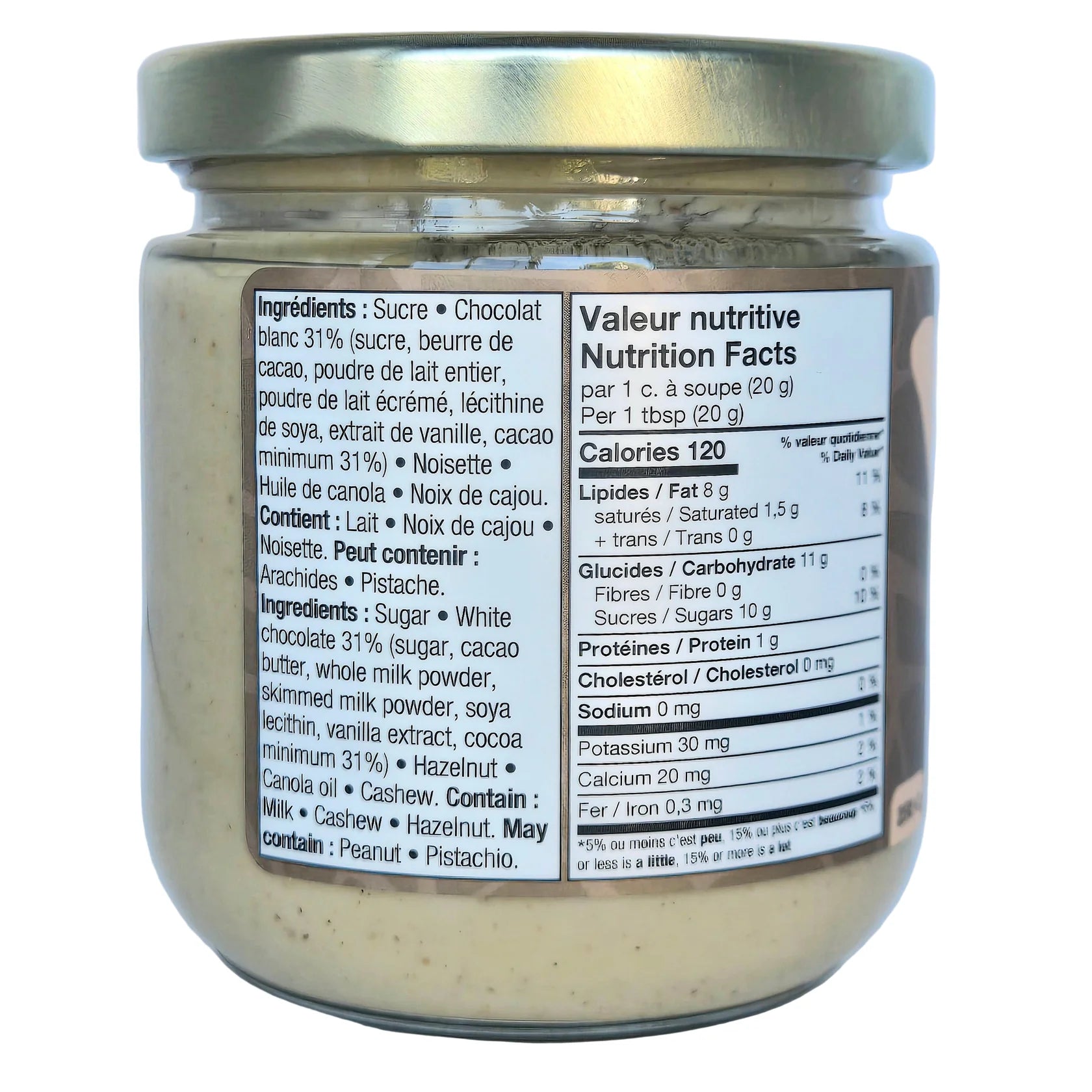 Yolo crème de noisette