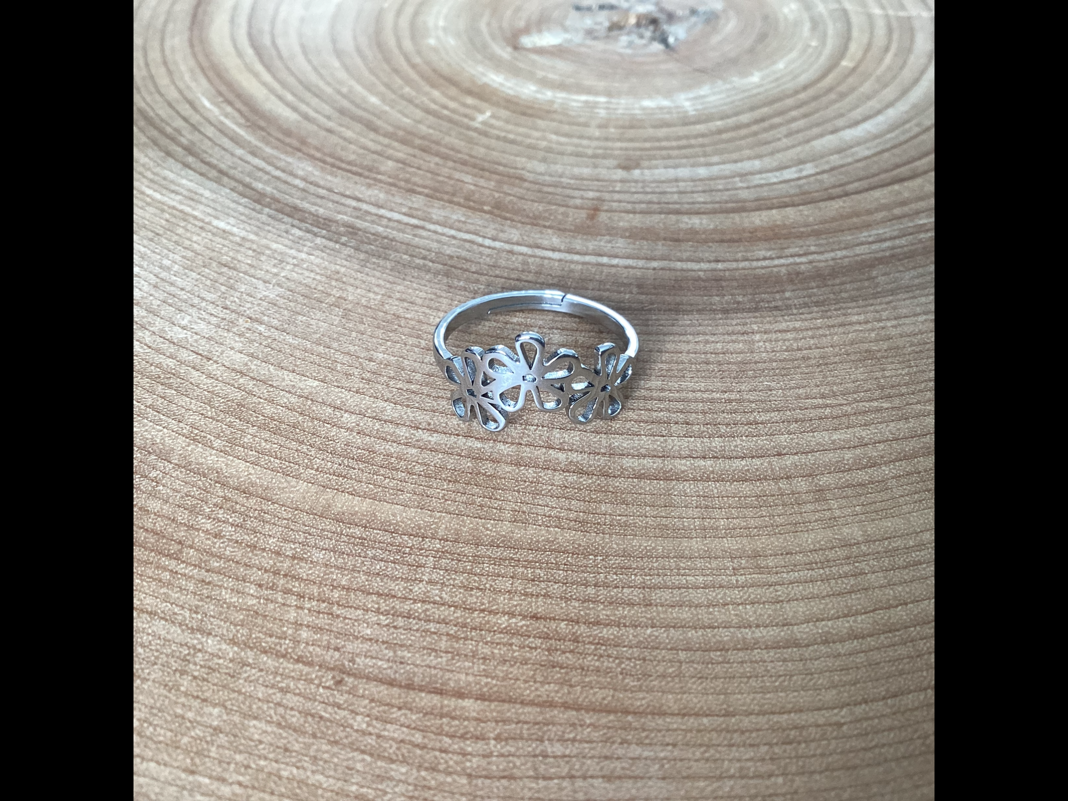 Adjustable stainless steel ring of your choice