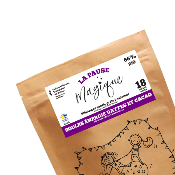 BOULES ÉNERGIE DATTES ET CACAO