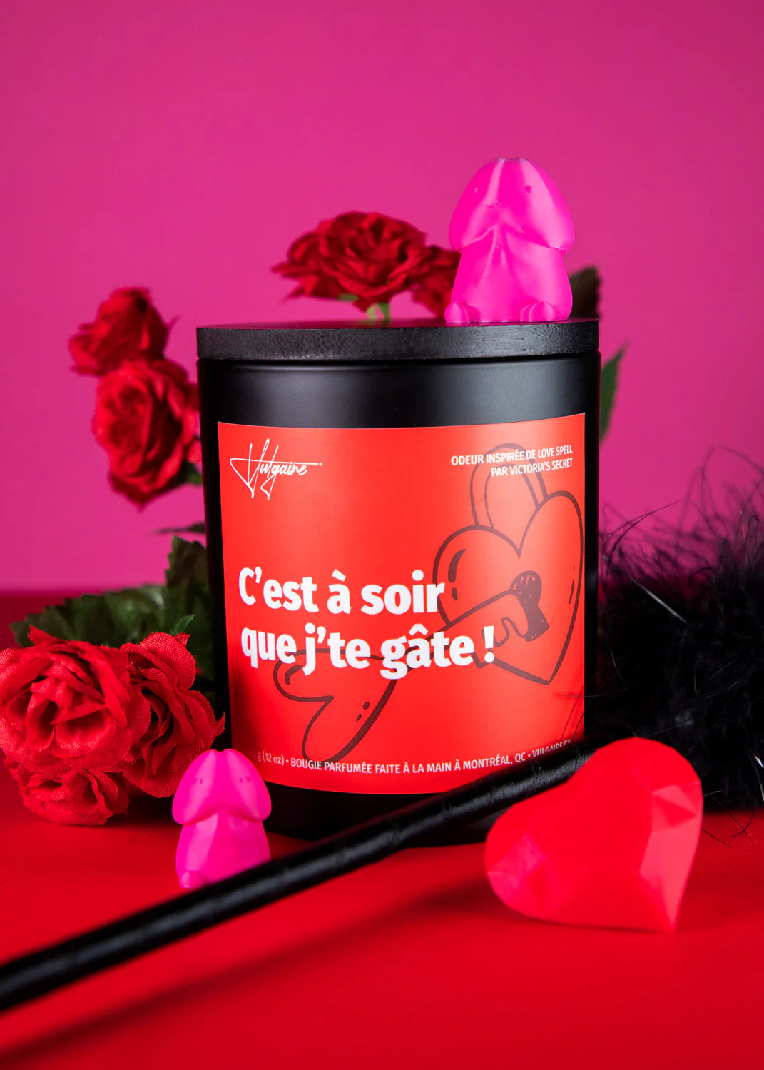 Bougie C'est à soir que j'te gâte!