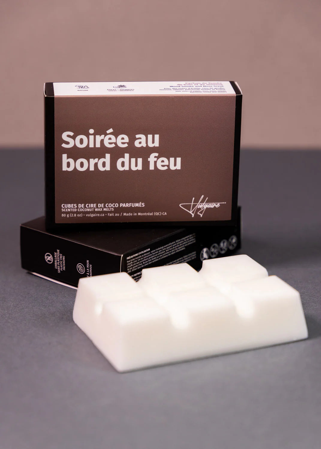 Cubes de cire Soirée au bord du feu 80g.