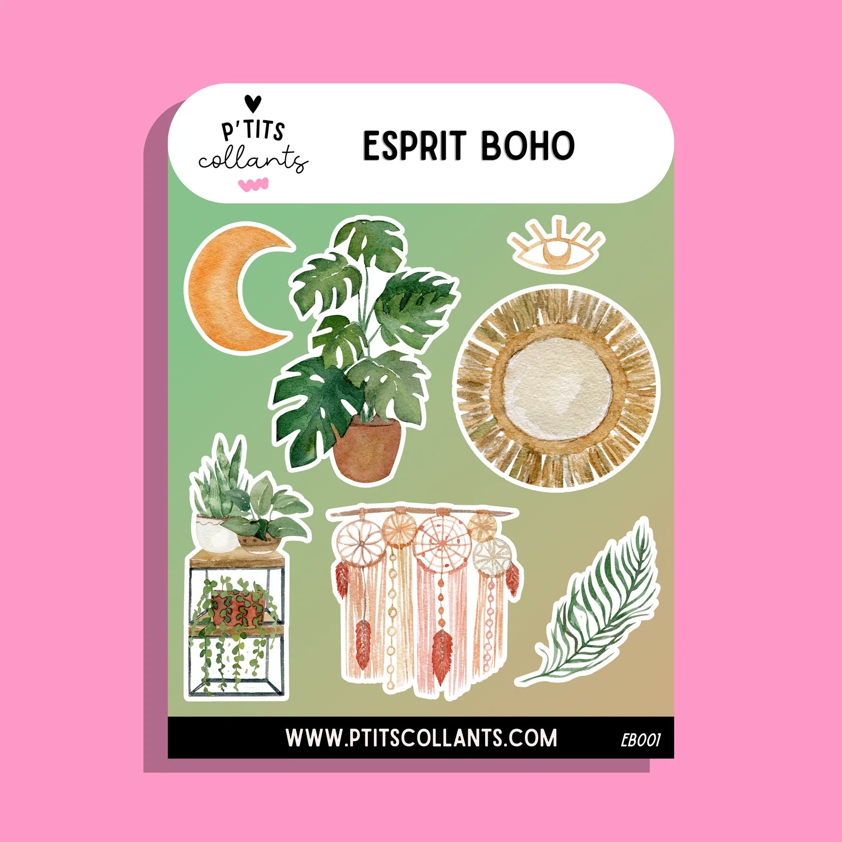 Esprit boho · Feuille de collants