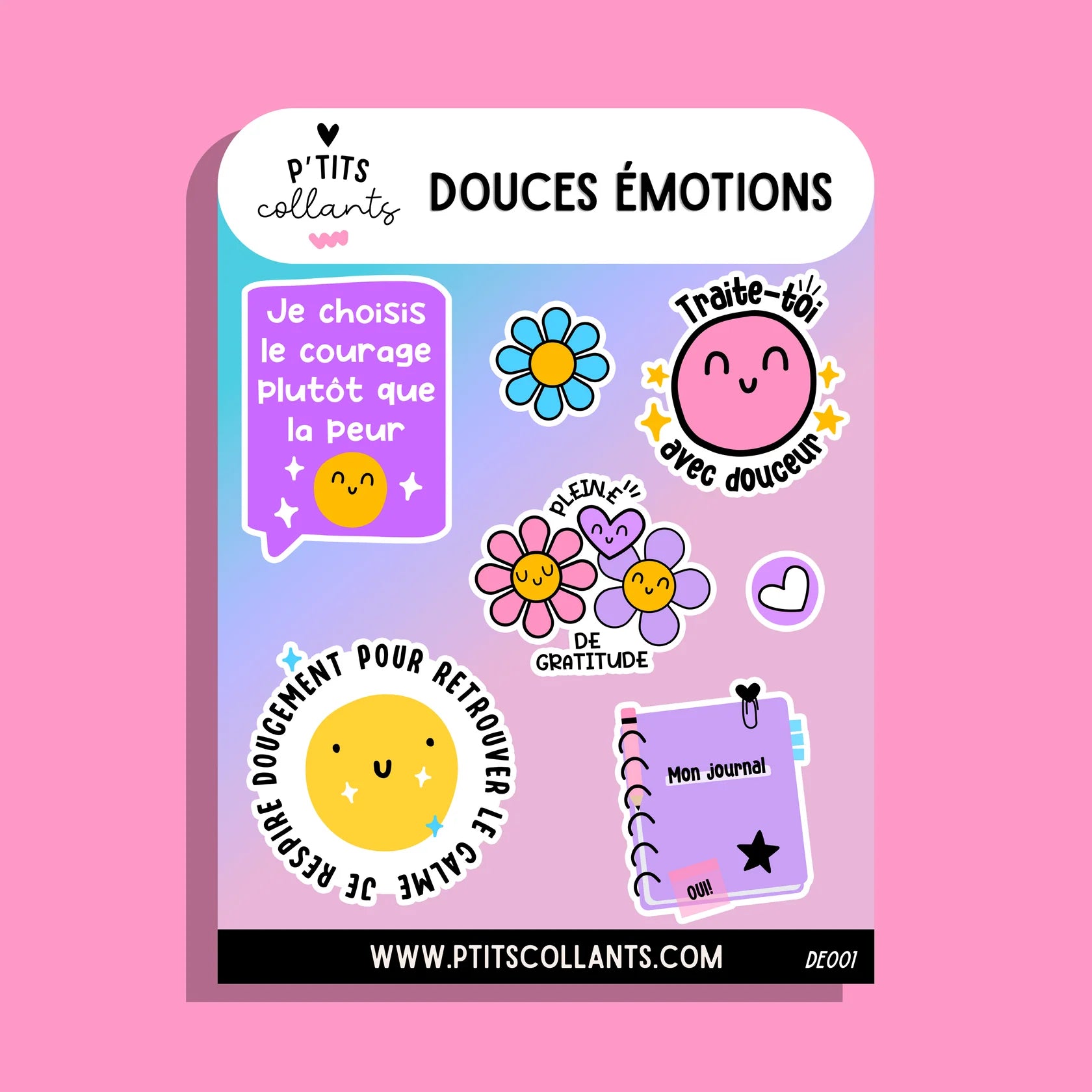 Douces émotions · Feuille de collants