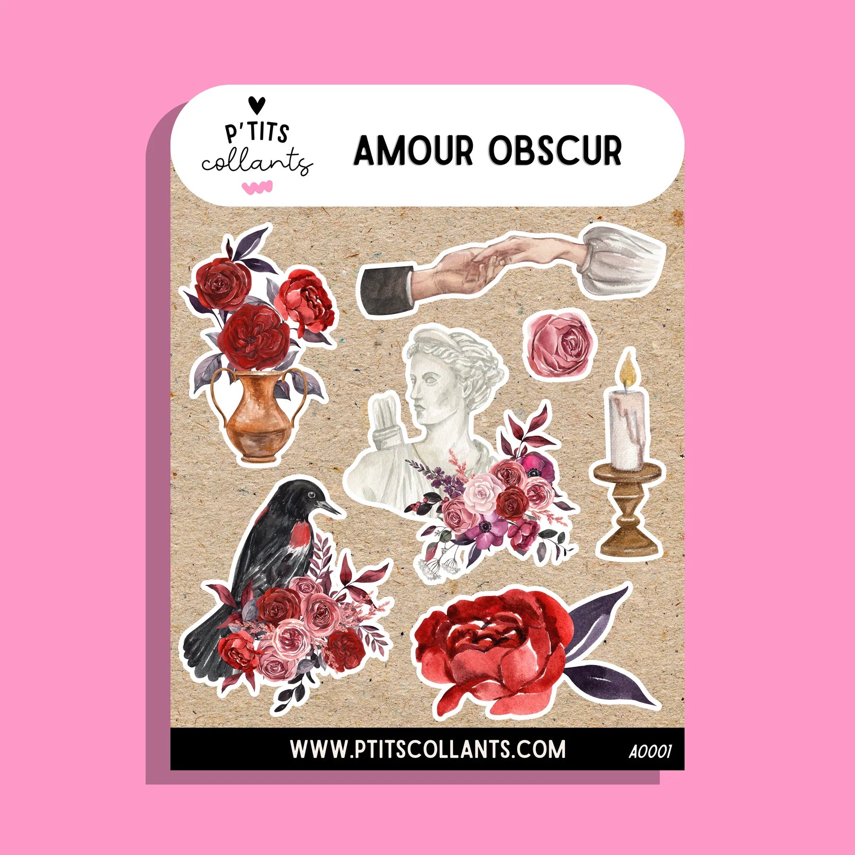 Amour obscur · Feuille de collants