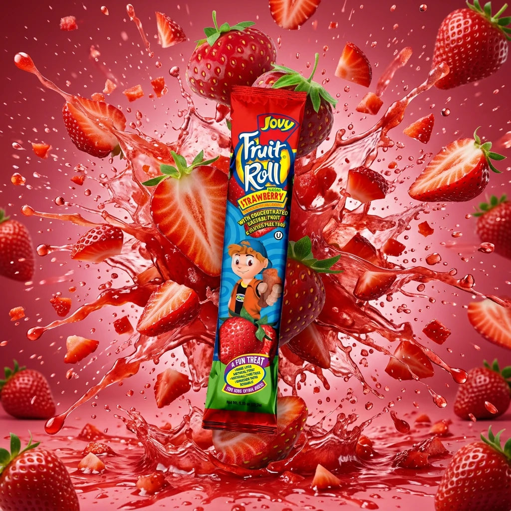 Rouleau de fruit fraise